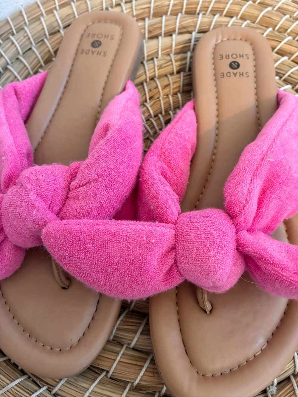 Shade & Shore Hot Pink Knotted Toe-Post Sandals - Picture 8 of 8